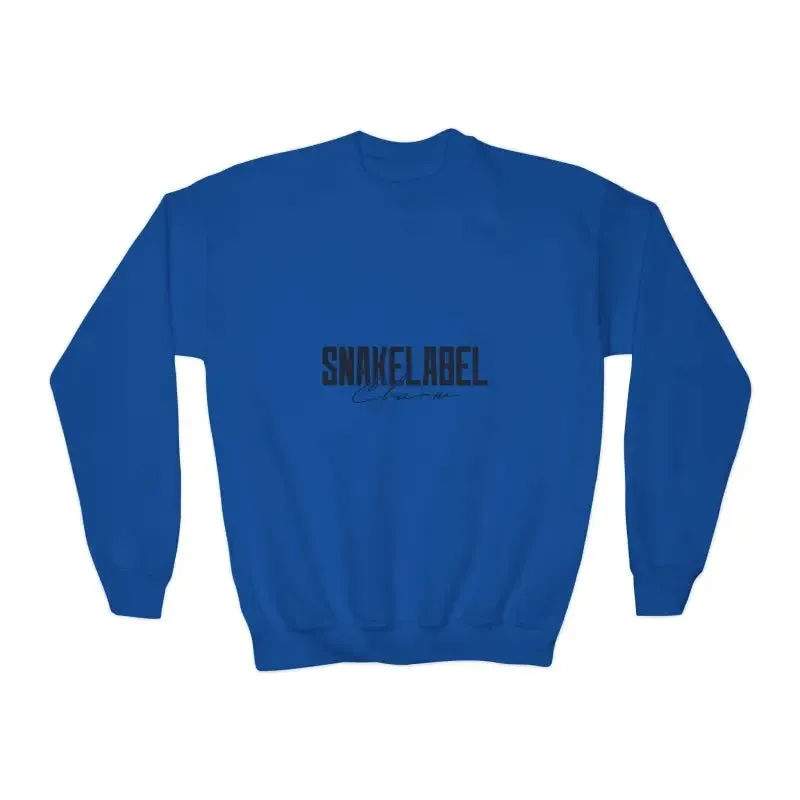 Youth Crewneck Sweatshirt - 50/50 Cotton Polyester Blend, Medium-Heavy Fabric, Loose Fit
