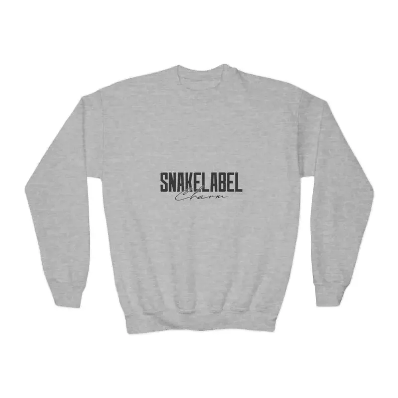 Youth Crewneck Sweatshirt - 50/50 Cotton Polyester Blend, Medium-Heavy Fabric, Loose Fit