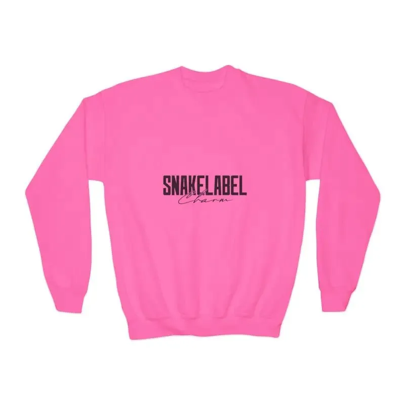 Youth Crewneck Sweatshirt - 50/50 Cotton Polyester Blend, Medium-Heavy Fabric, Loose Fit