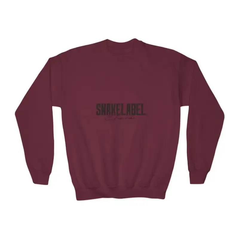 Youth Crewneck Sweatshirt - 50/50 Cotton Polyester Blend, Medium-Heavy Fabric, Loose Fit
