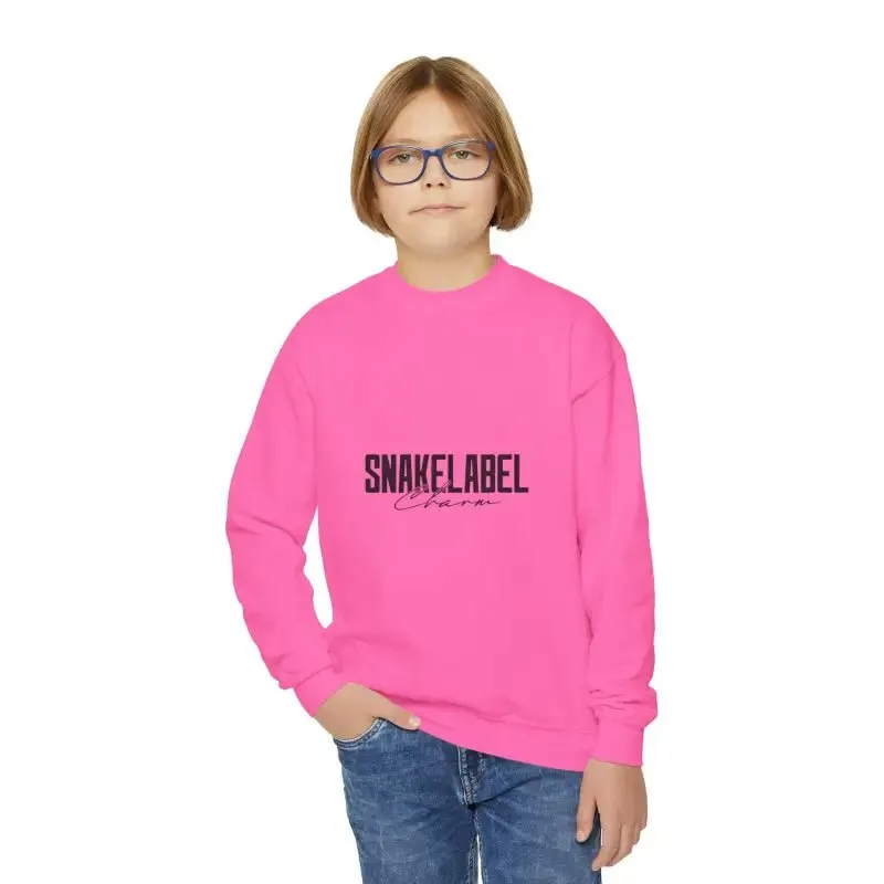 Youth Crewneck Sweatshirt - 50/50 Cotton Polyester Blend, Medium-Heavy Fabric, Loose Fit