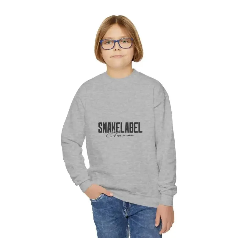 Youth Crewneck Sweatshirt - 50/50 Cotton Polyester Blend, Medium-Heavy Fabric, Loose Fit
