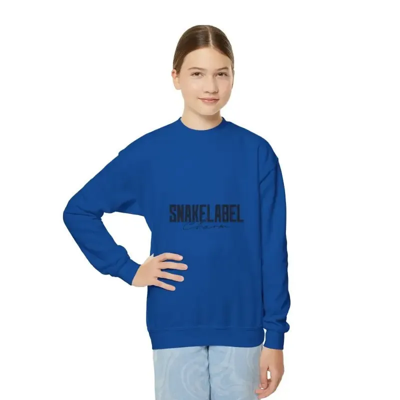 Youth Crewneck Sweatshirt - 50/50 Cotton Polyester Blend, Medium-Heavy Fabric, Loose Fit