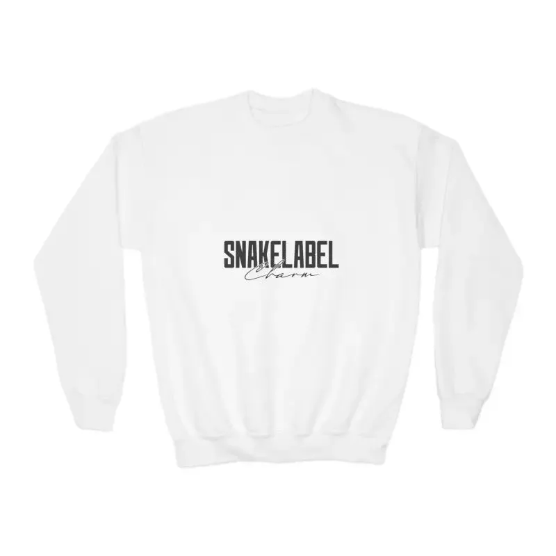Youth Crewneck Sweatshirt - 50/50 Cotton Polyester Blend, Medium-Heavy Fabric, Loose Fit