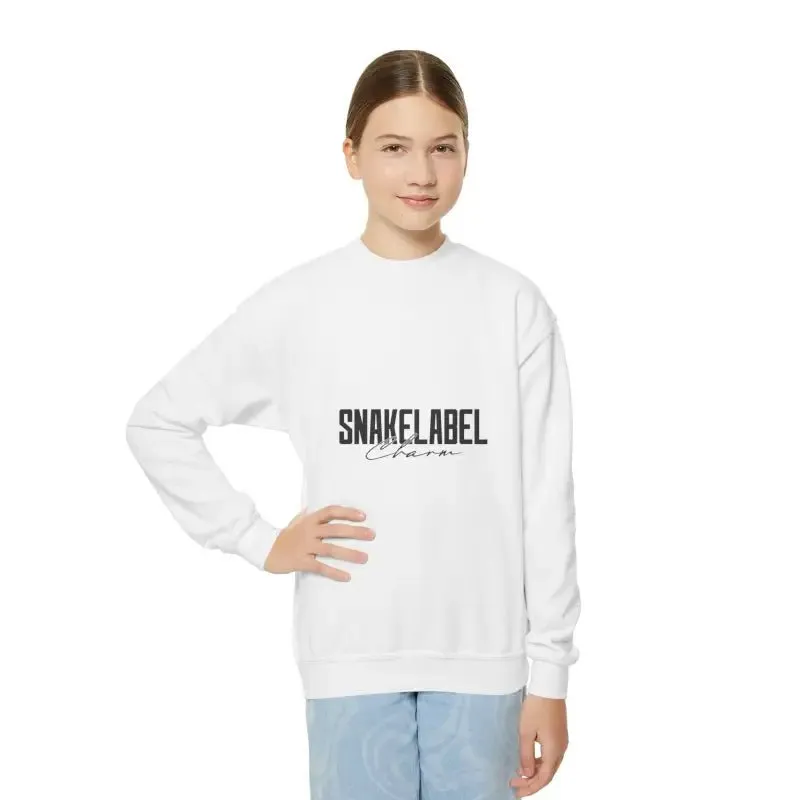 Youth Crewneck Sweatshirt - 50/50 Cotton Polyester Blend, Medium-Heavy Fabric, Loose Fit
