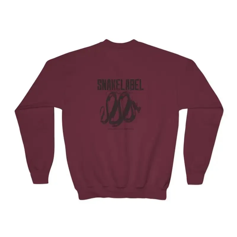 Youth Crewneck Sweatshirt - 50/50 Cotton Polyester Blend, Medium-Heavy Fabric, Loose Fit