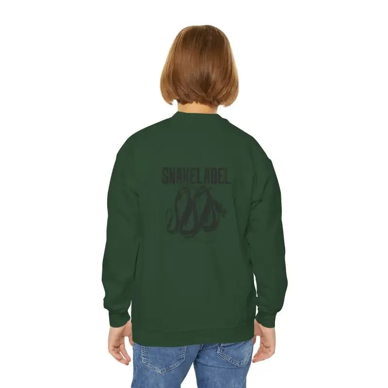 Youth Crewneck Sweatshirt - 50/50 Cotton Polyester Blend, Medium-Heavy Fabric, Loose Fit
