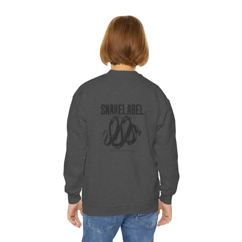 Youth Crewneck Sweatshirt - 50/50 Cotton Polyester Blend, Medium-Heavy Fabric, Loose Fit
