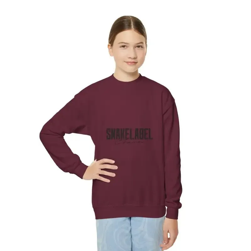 Youth Crewneck Sweatshirt - 50/50 Cotton Polyester Blend, Medium-Heavy Fabric, Loose Fit
