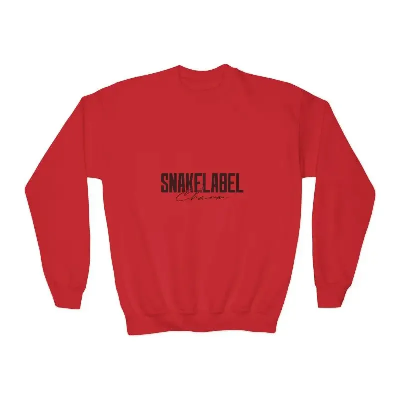 Youth Crewneck Sweatshirt - 50/50 Cotton Polyester Blend, Medium-Heavy Fabric, Loose Fit