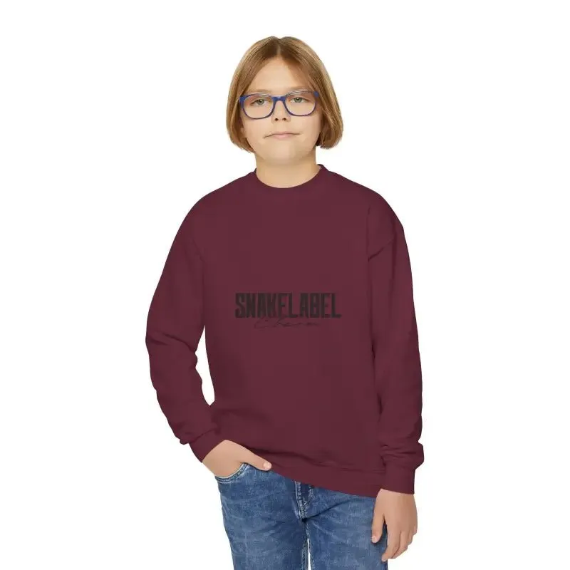 Youth Crewneck Sweatshirt - 50/50 Cotton Polyester Blend, Medium-Heavy Fabric, Loose Fit