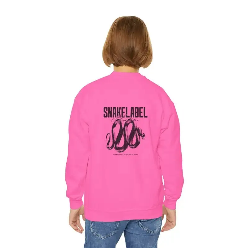 Youth Crewneck Sweatshirt - 50/50 Cotton Polyester Blend, Medium-Heavy Fabric, Loose Fit