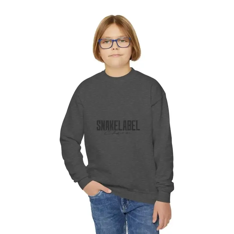 Youth Crewneck Sweatshirt - 50/50 Cotton Polyester Blend, Medium-Heavy Fabric, Loose Fit