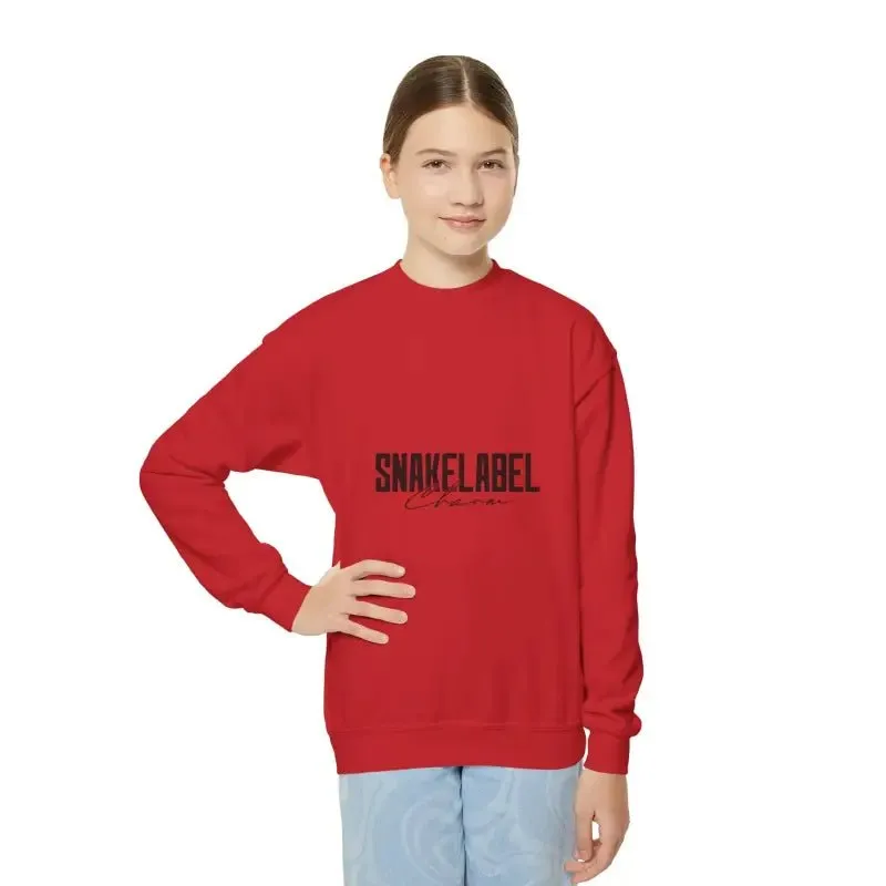 Youth Crewneck Sweatshirt - 50/50 Cotton Polyester Blend, Medium-Heavy Fabric, Loose Fit
